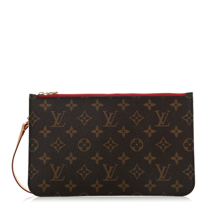 Louis Vuitton Monogram Neverfull MM GM Pochette Cherry 1 of 7
