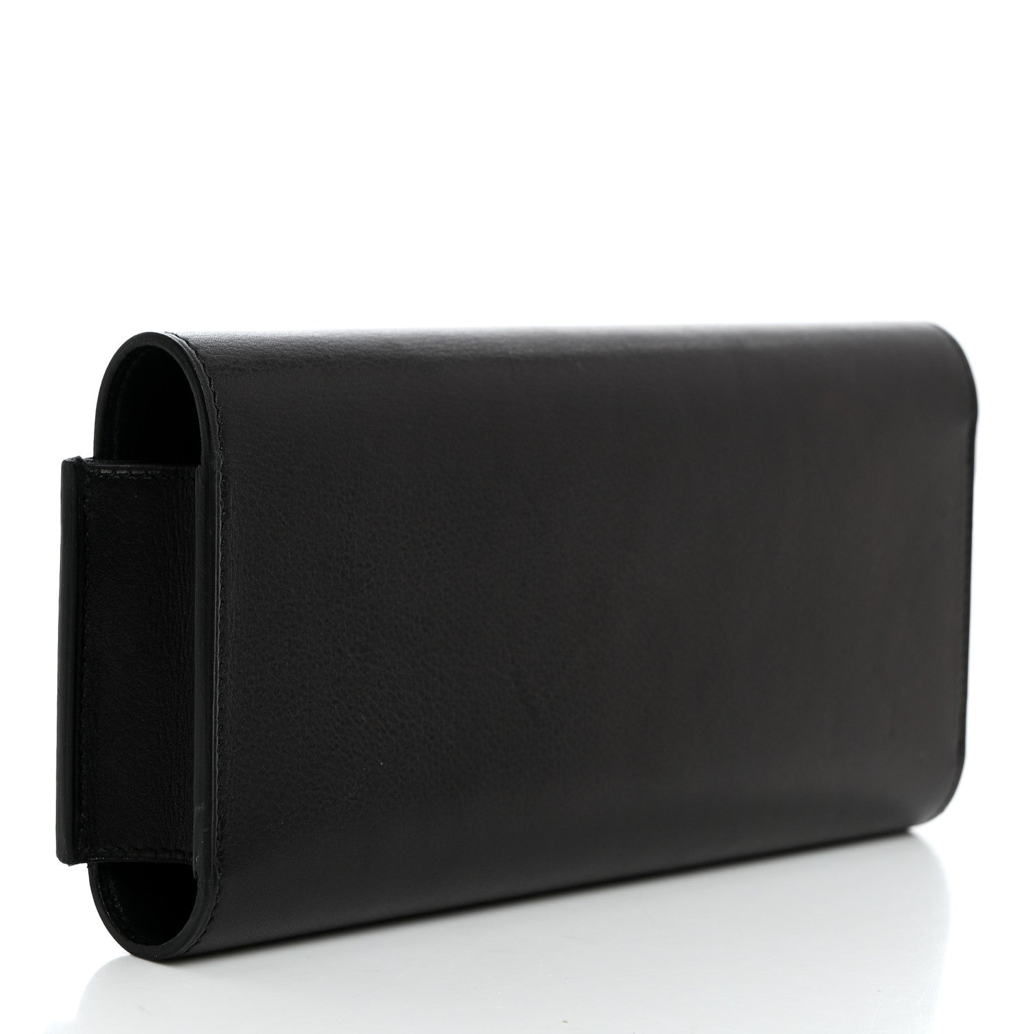 Hermes Evergrain Lizard Passant Long Wallet Bleu Indigo Vert Moyen 4 of 10