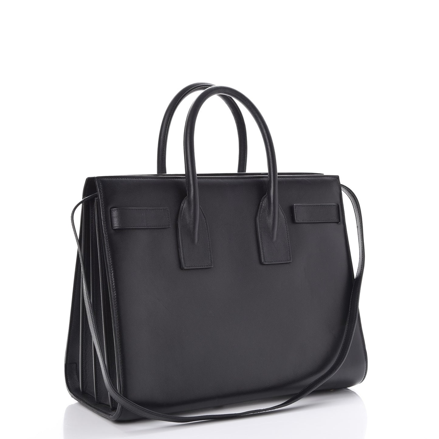 Calfskin Small Sac De Jour Black