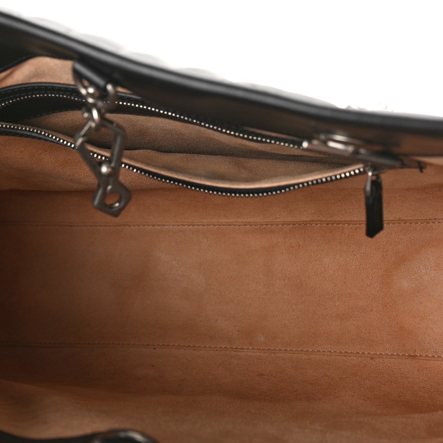 Calfskin Matelasse Aria Medium GG Marmont Shoulder Tote Black