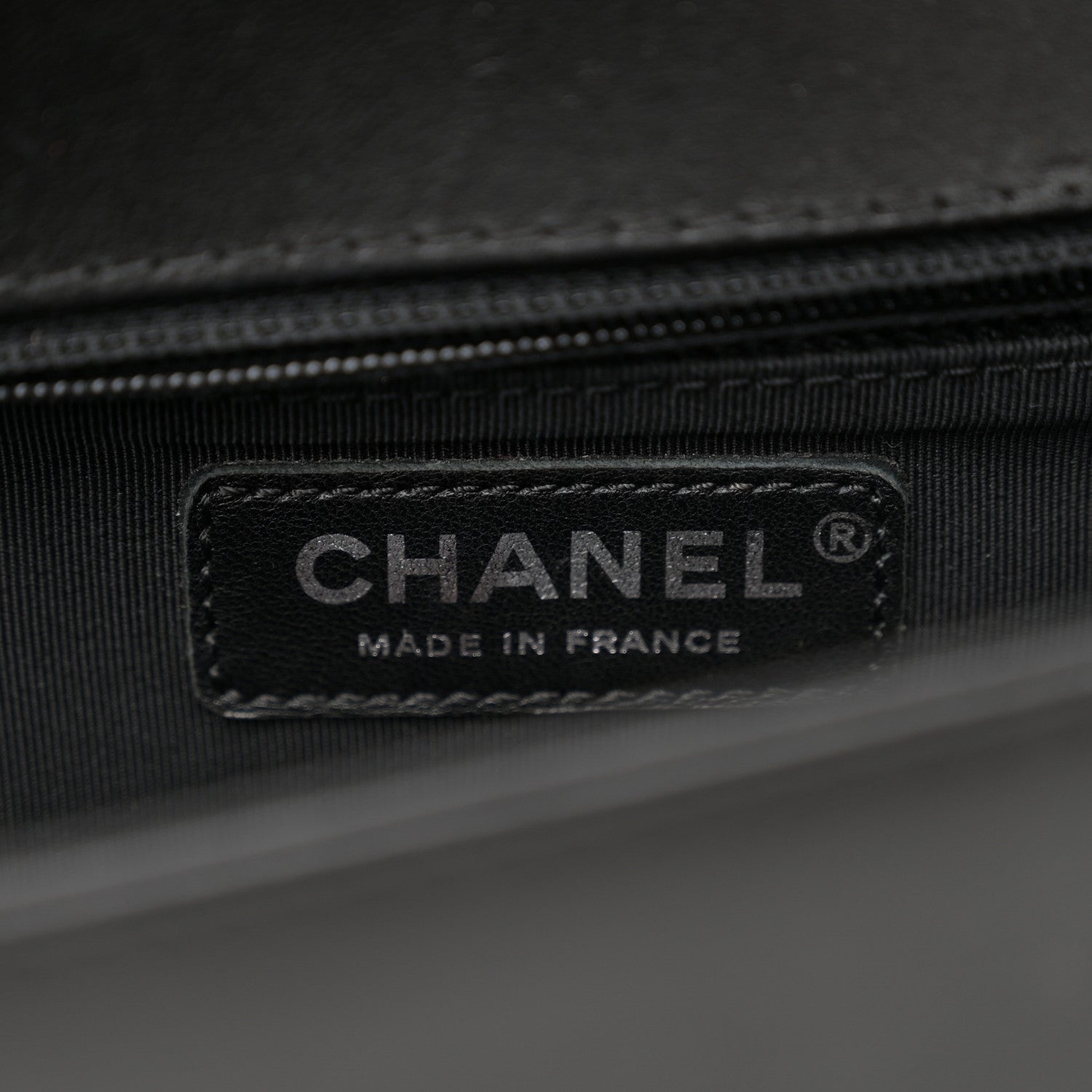 Chanel Lambskin Geometric Chevron Quilted New Medium Boy Flap Black 6 of 12