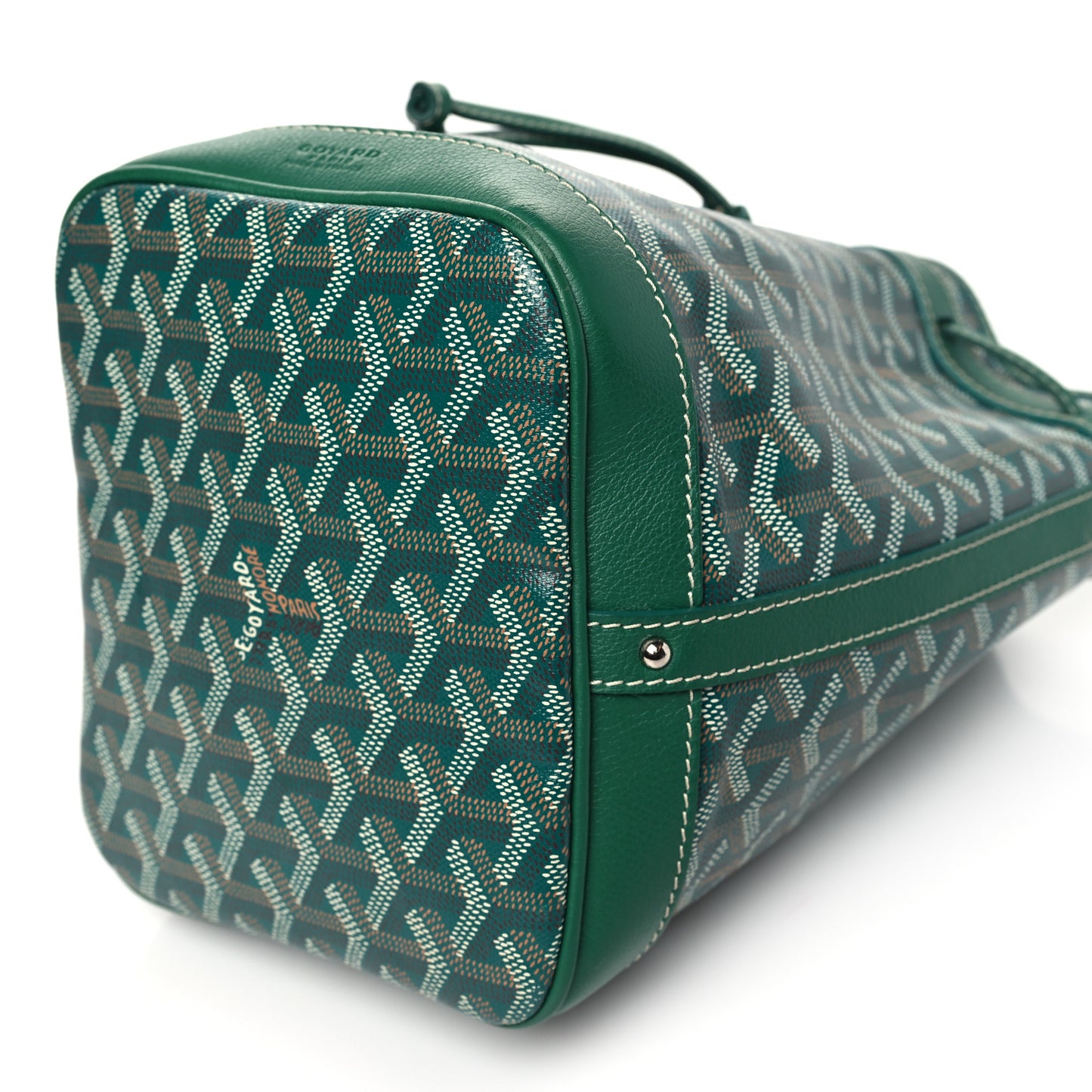 Goyardine Petit Flot Bucket Bag PM Green