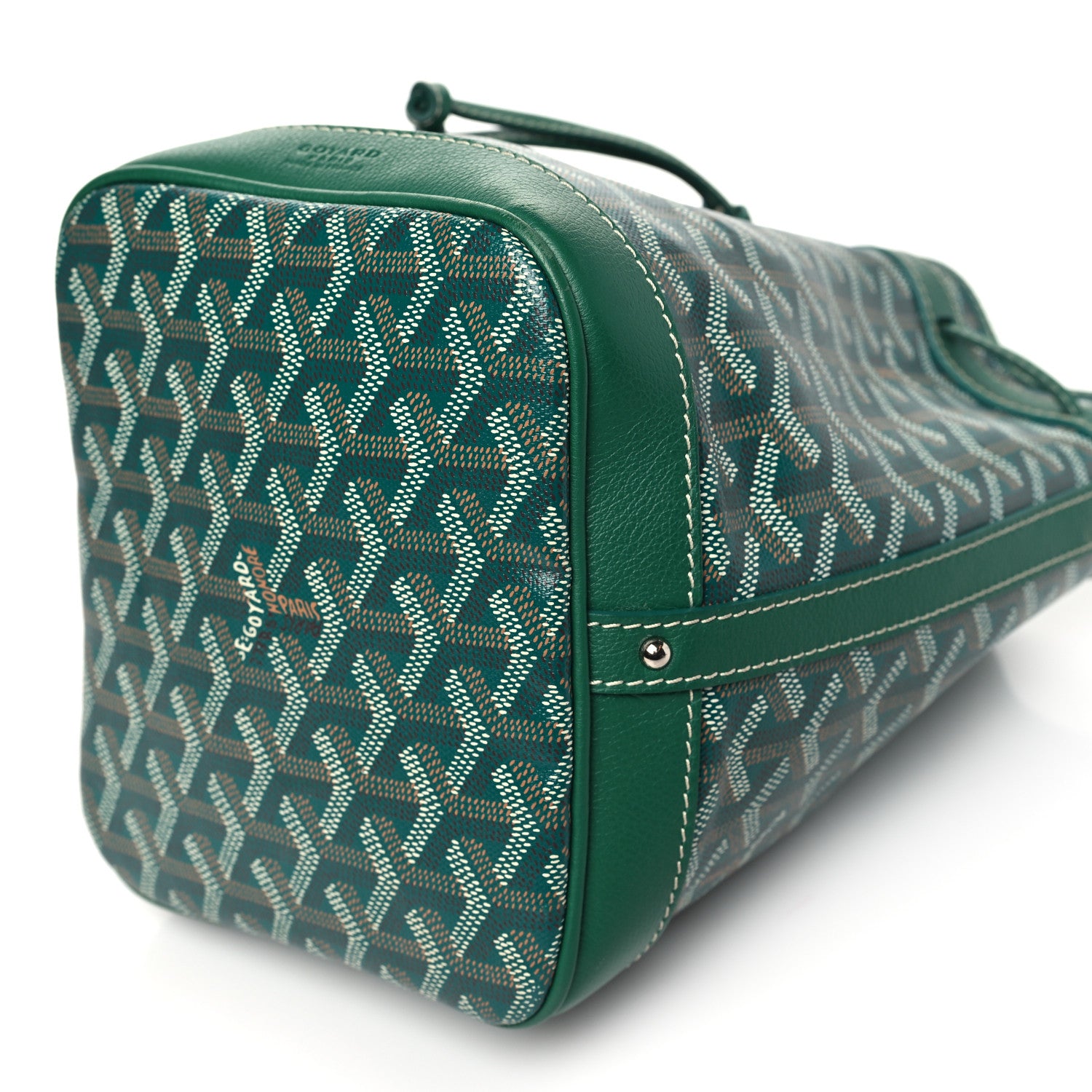 Goyard Goyardine Petit Flot Bucket Bag PM Green 9 of 11