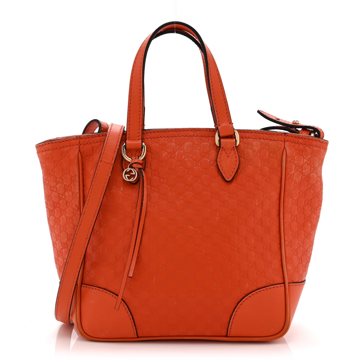 Gucci Microguccissima Small Bree Tote Sun Orange 1 of 20