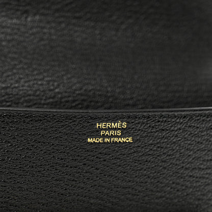Hermes Chevre Mysore Roulis Slim Wallet Black 6 of 9