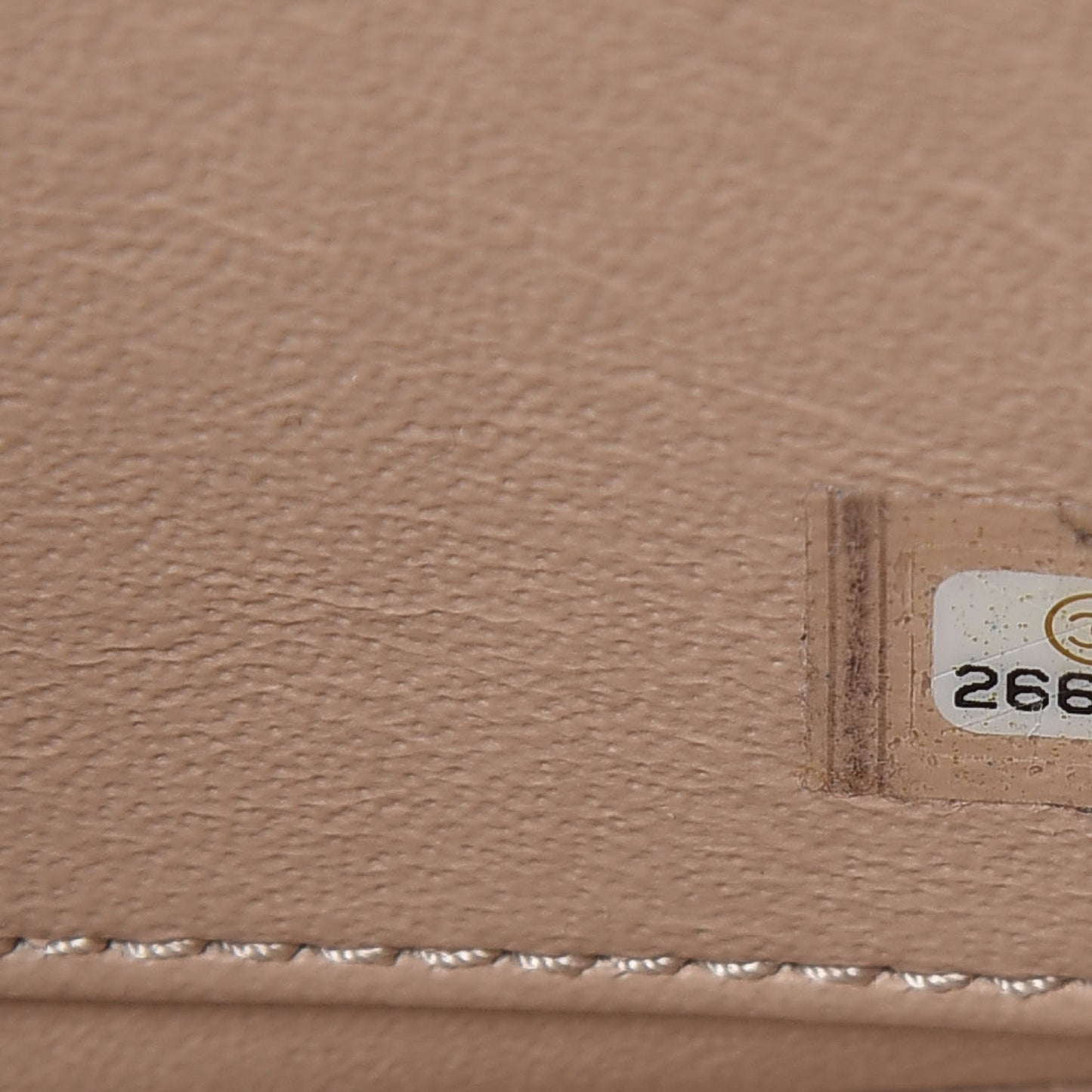 Caviar Quilted Small Business Affinity Flap Beige