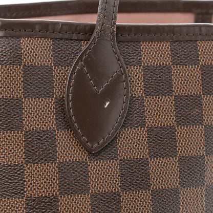 Louis Vuitton Damier Ebene Neo Neverfull MM Rose Ballerine 11 of 12
