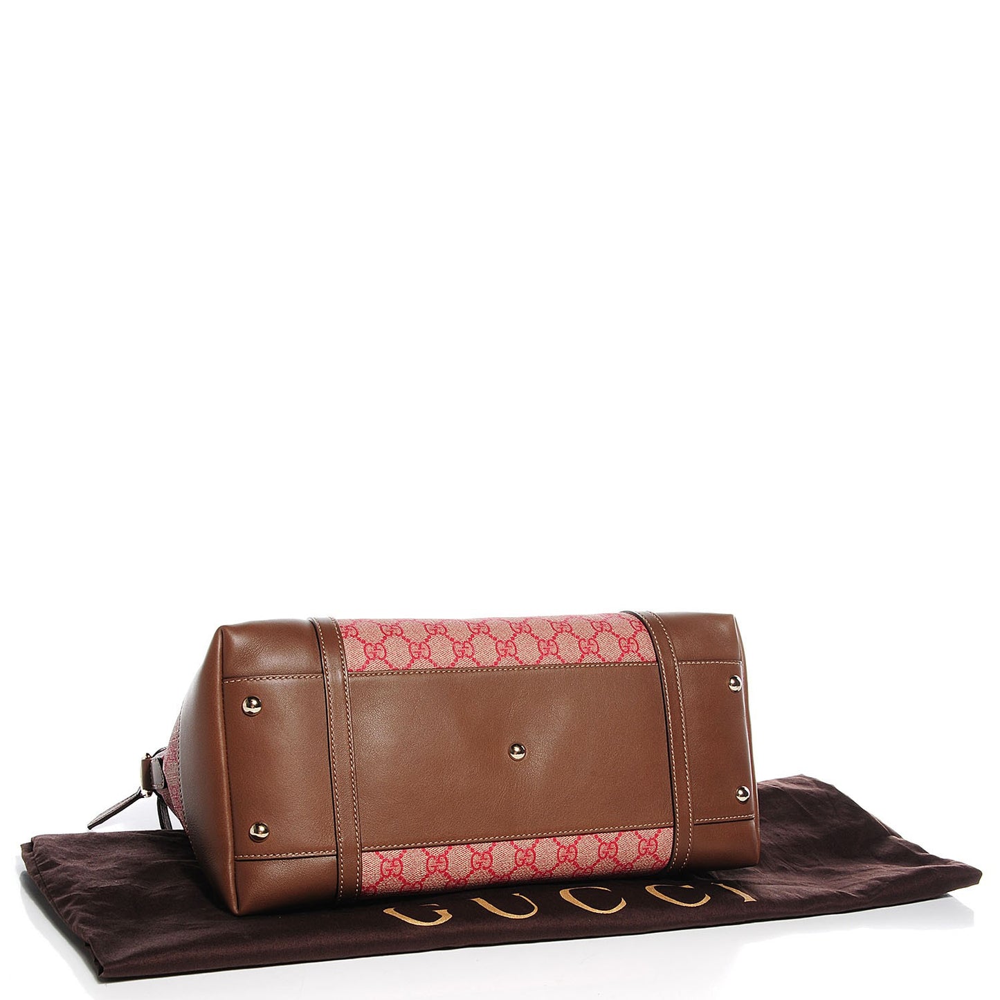 GG Supreme Monogram Medium Nice Top Handle Dome Bag