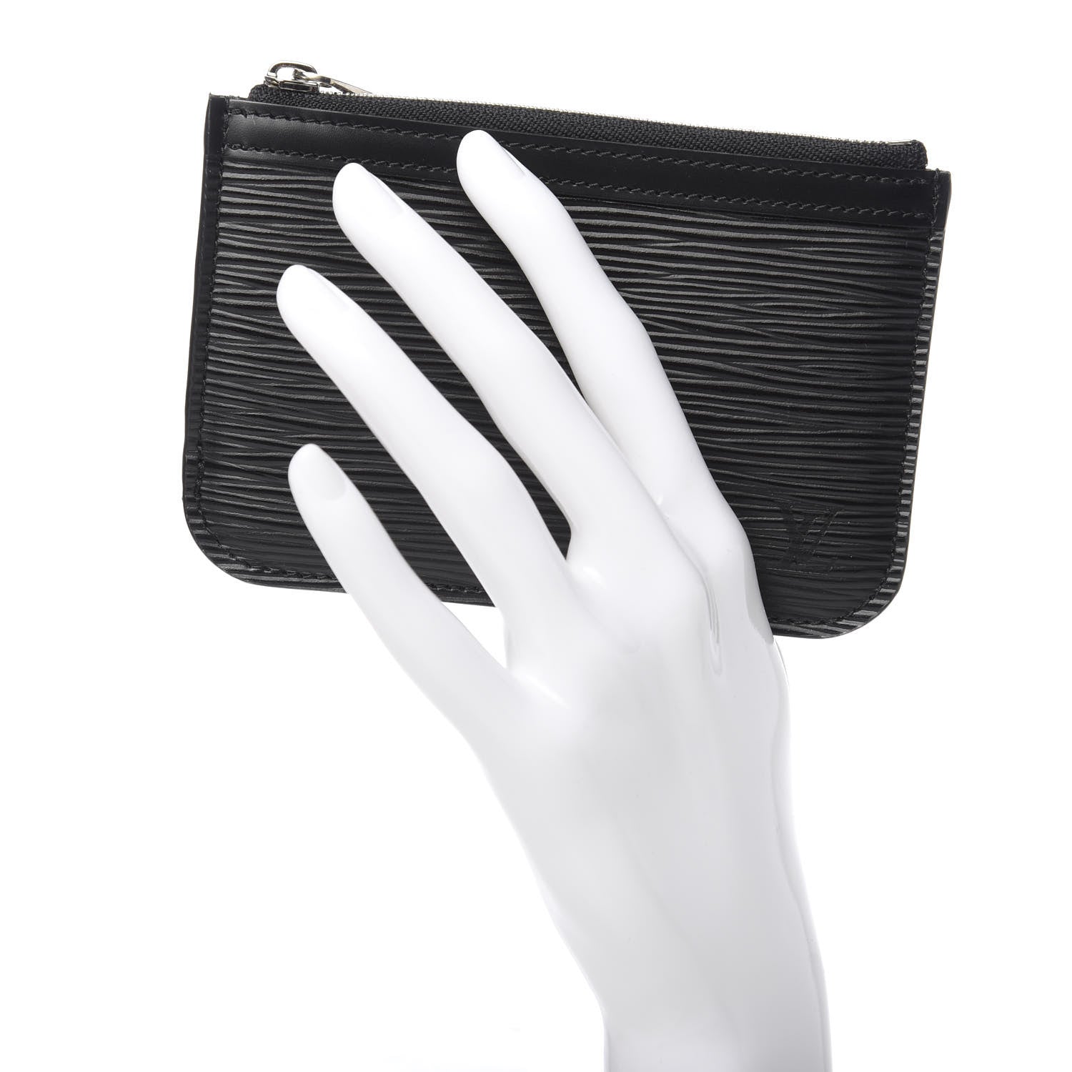 Louis Vuitton Epi Key Pouch Black 2 of 8