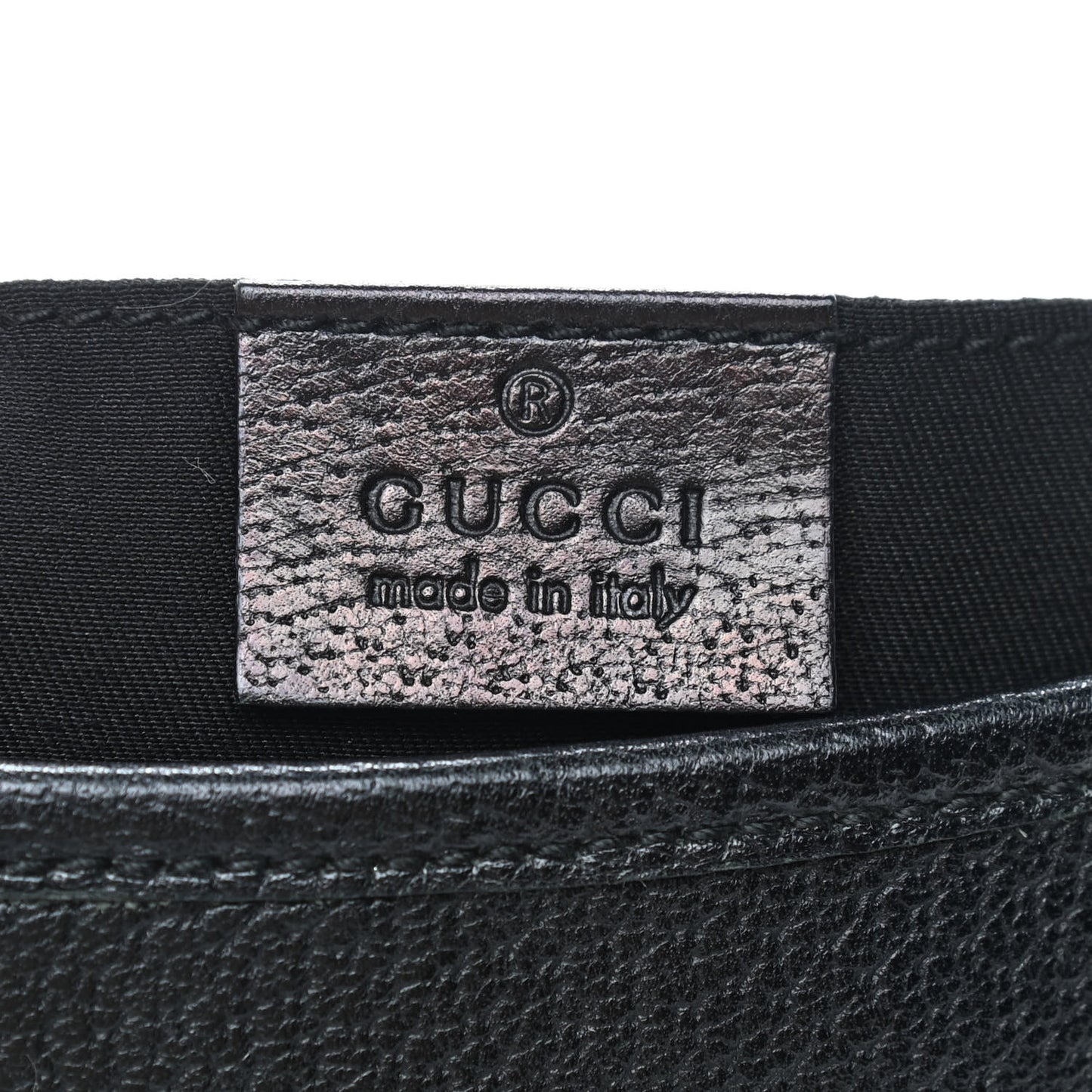 Calfskin D Ring Abbey Pochette Black