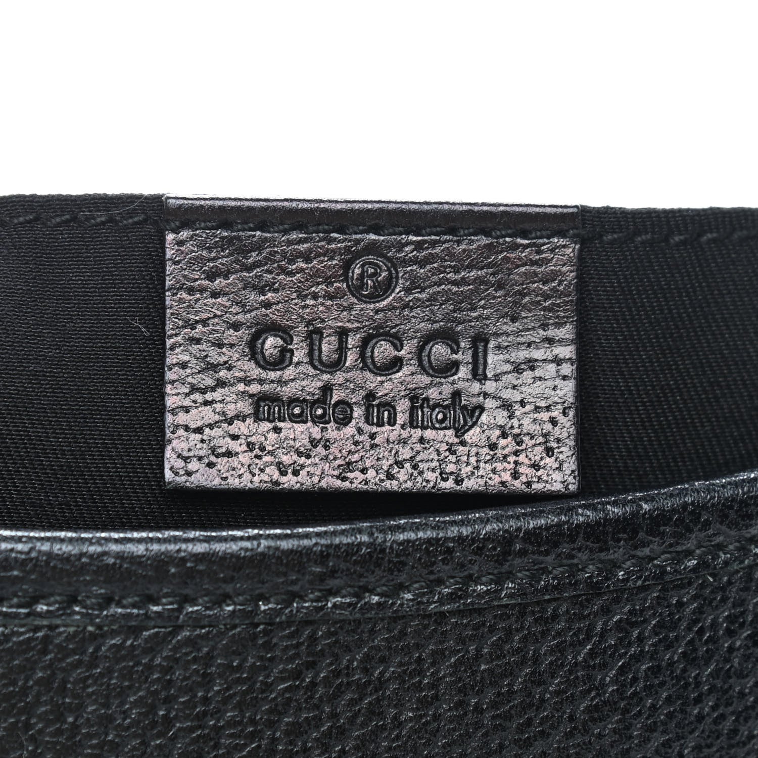 Gucci Calfskin D Ring Abbey Pochette Black 8 of 9