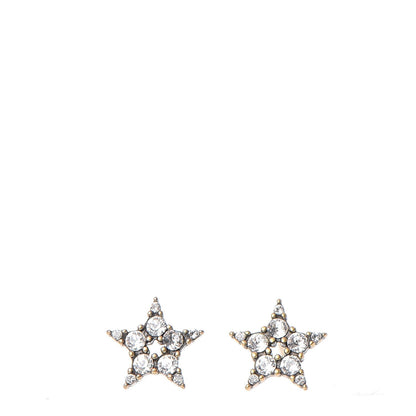 Christian Dior Pearl Crystal Star Mise En Dior Tribal Earrings 3 of 5