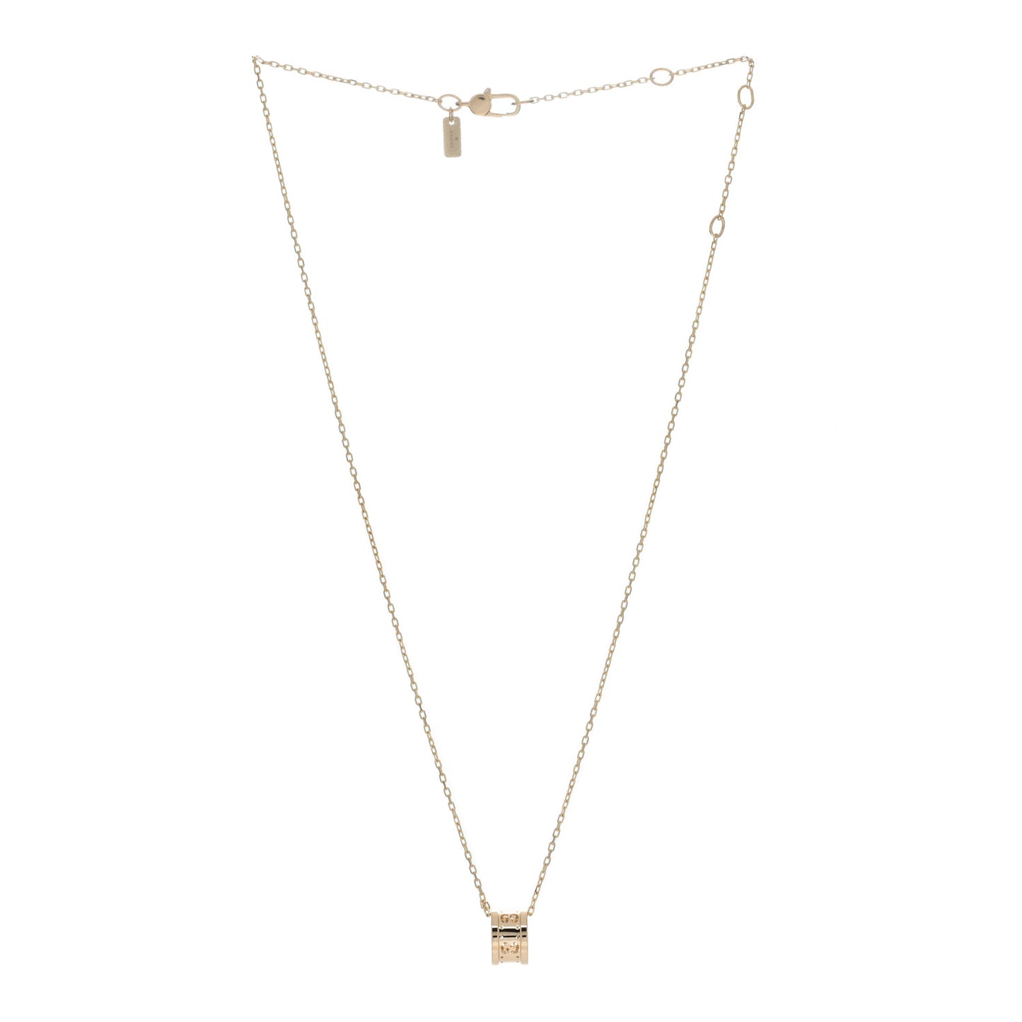 18K Yellow Gold Icon Twirl Necklace
