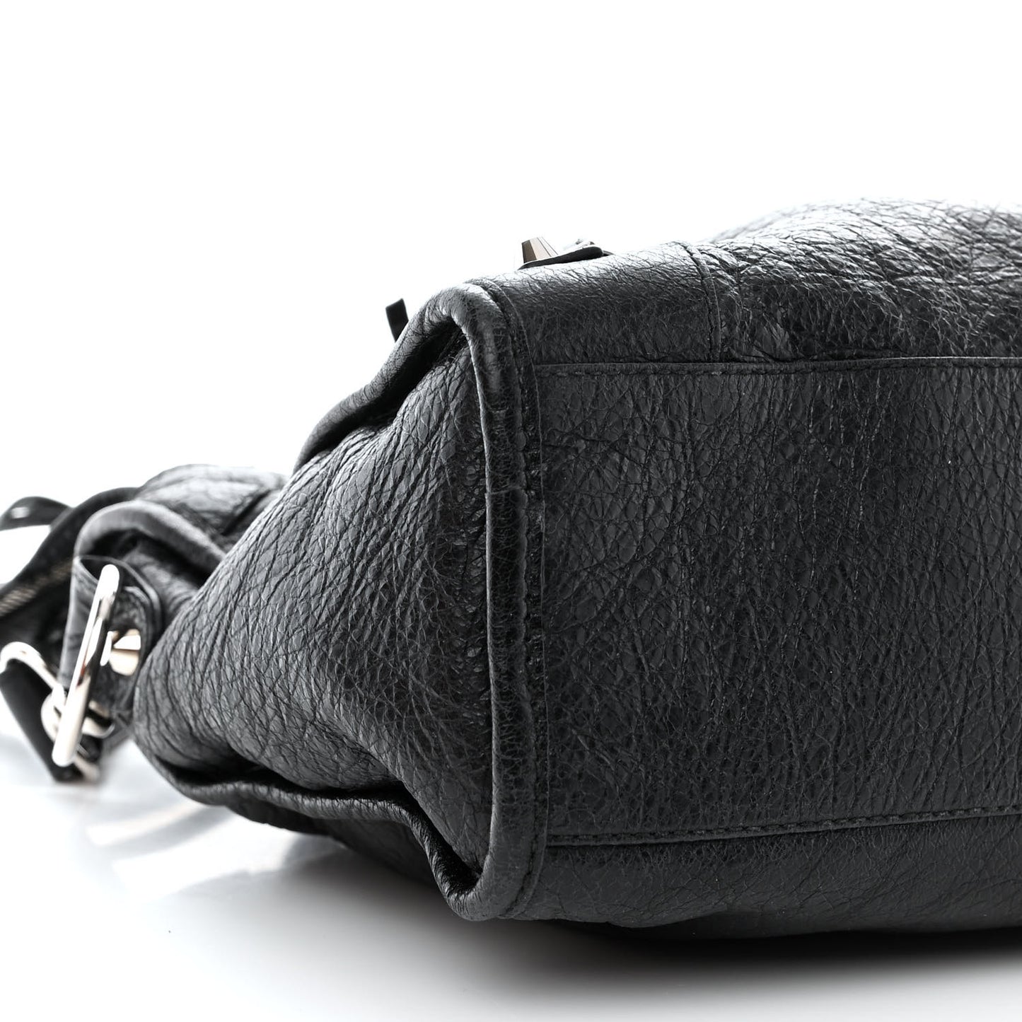 Agneau Classic Silver Hardware S City Black