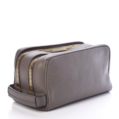 Tom Ford Grained Calfskin Toiletry Case Grey 3 of 10