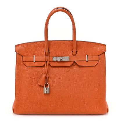 Hermes Togo Birkin 35 Orange 1 of 15