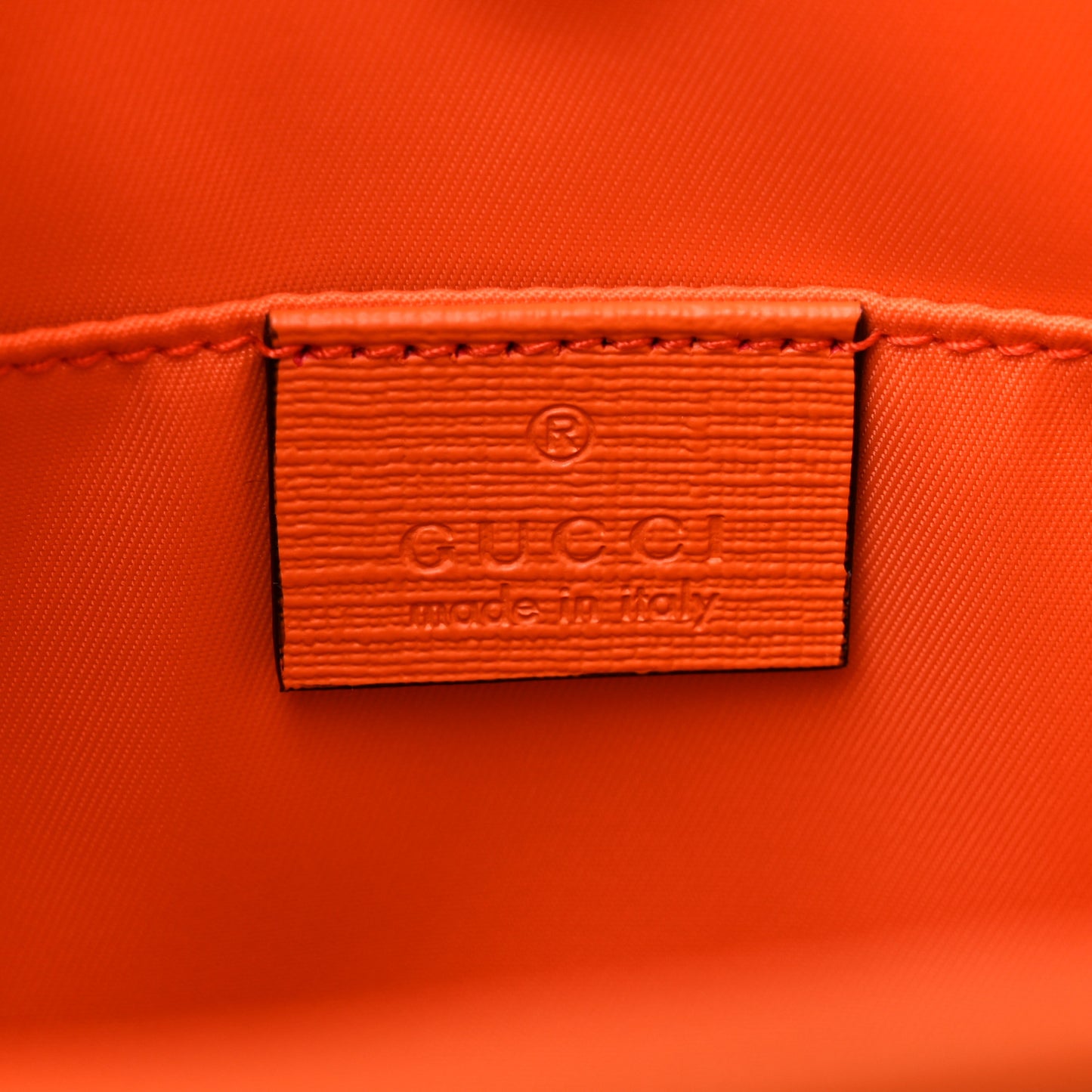 GG Supreme Monogram Banana Childrens Tote Beige Ebony Multicolor Carrot Orange