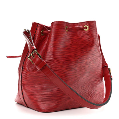 Louis Vuitton Epi Petit Noe Castillan Red 3 of 17