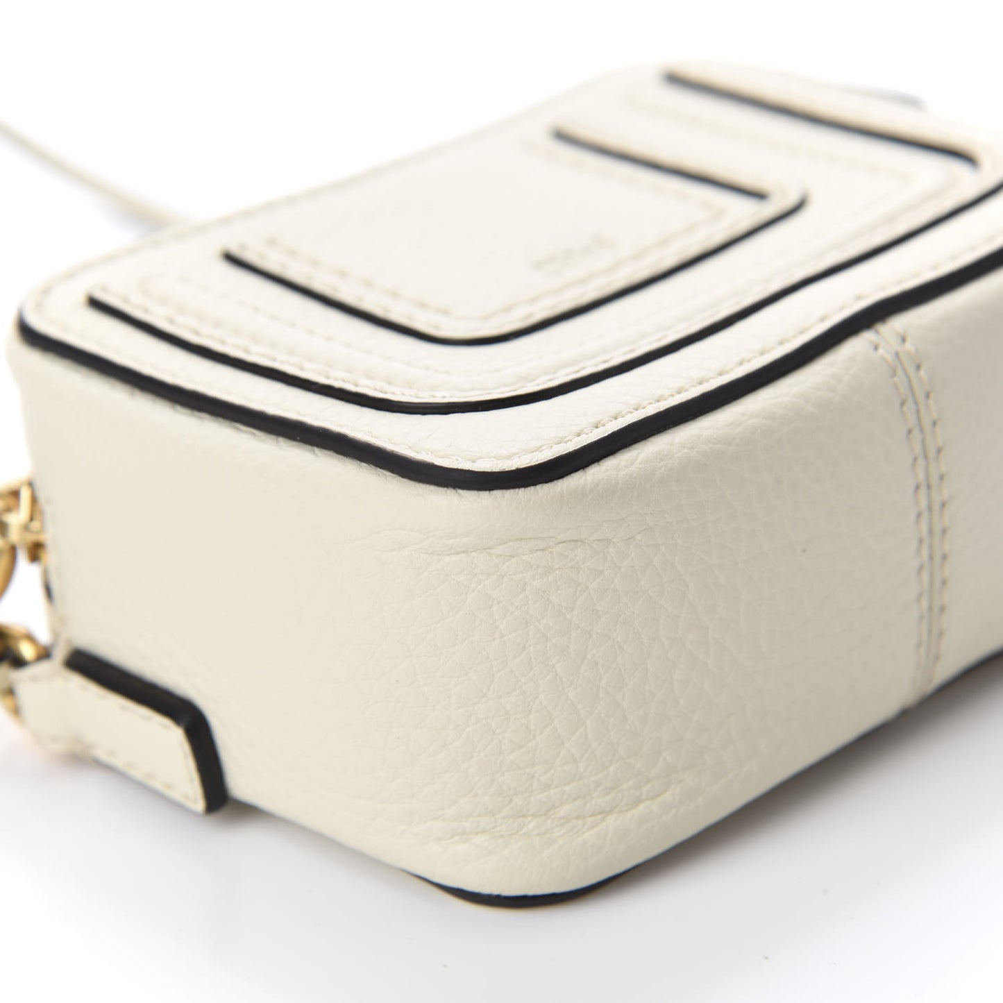 Calfskin Mini Marcie Crossbody Bag Natural White