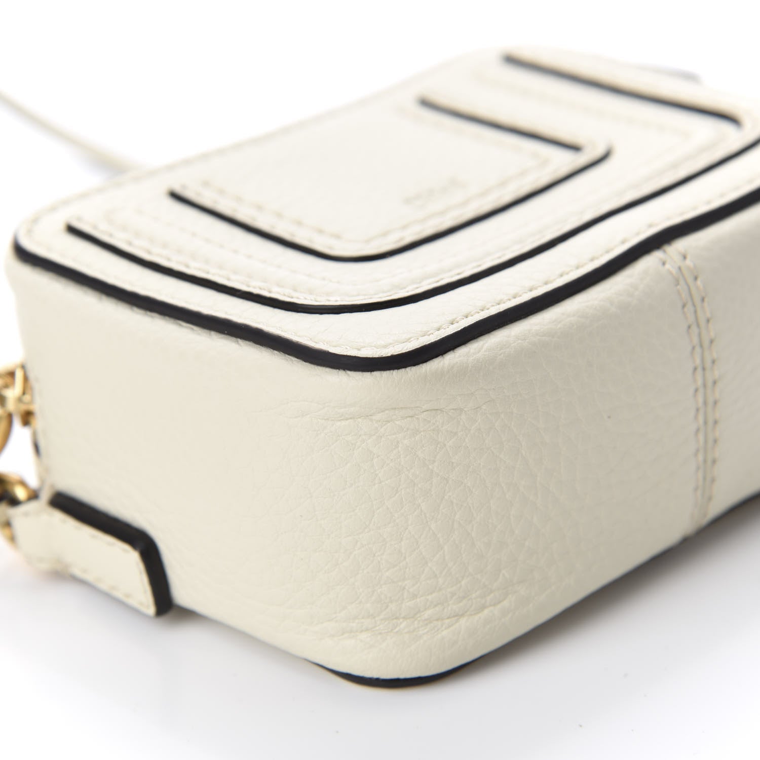 Chloe Calfskin Mini Marcie Crossbody Bag Natural White 6 of 12