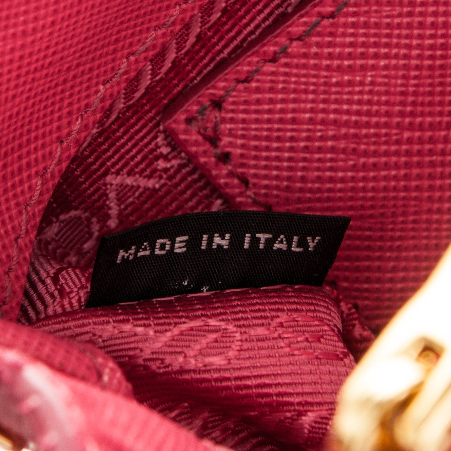 Prada Saffiano Lux Micro Galleria Double Zip Tote Peonia 7 of 7
