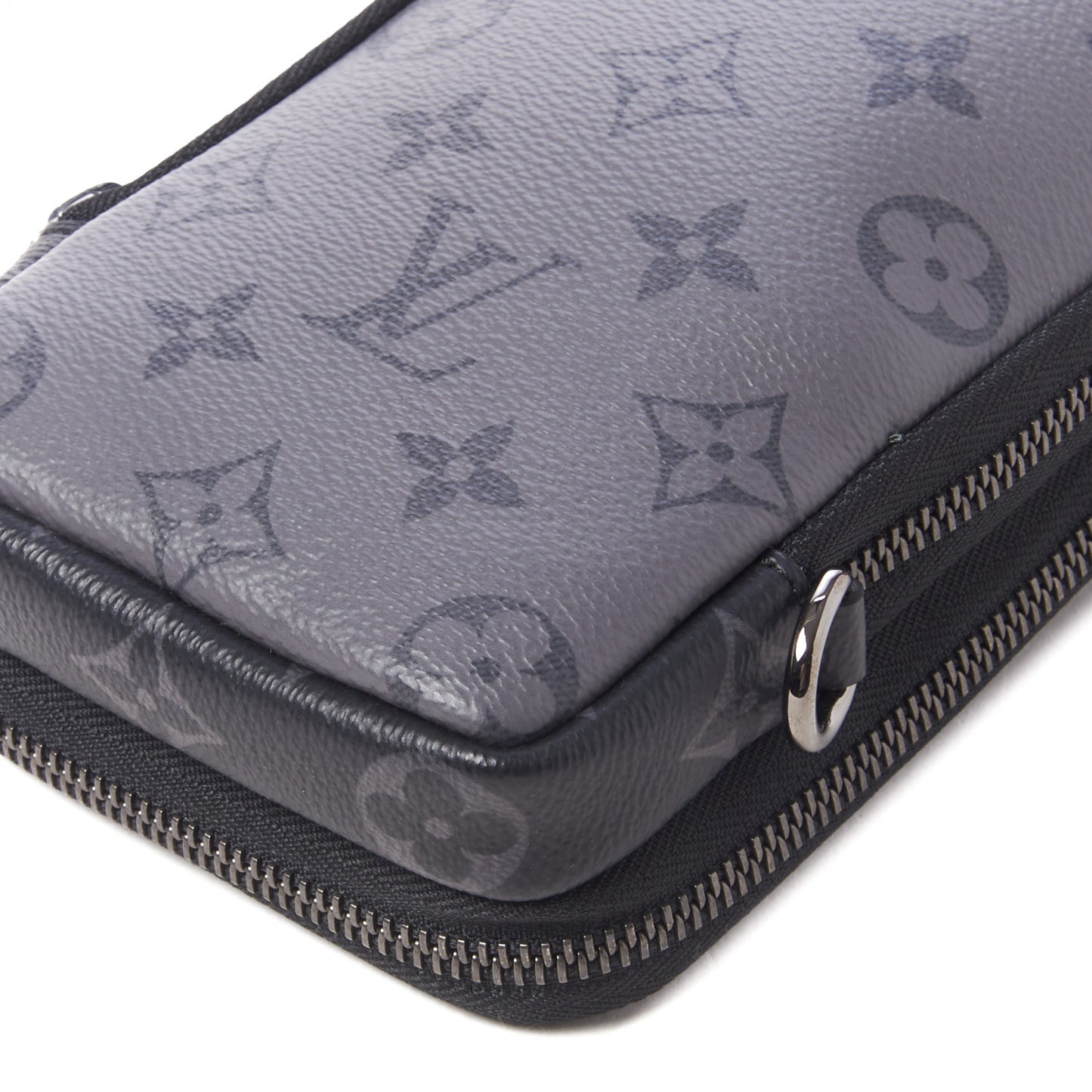 Monogram Eclipse Reverse Double Phone Pouch