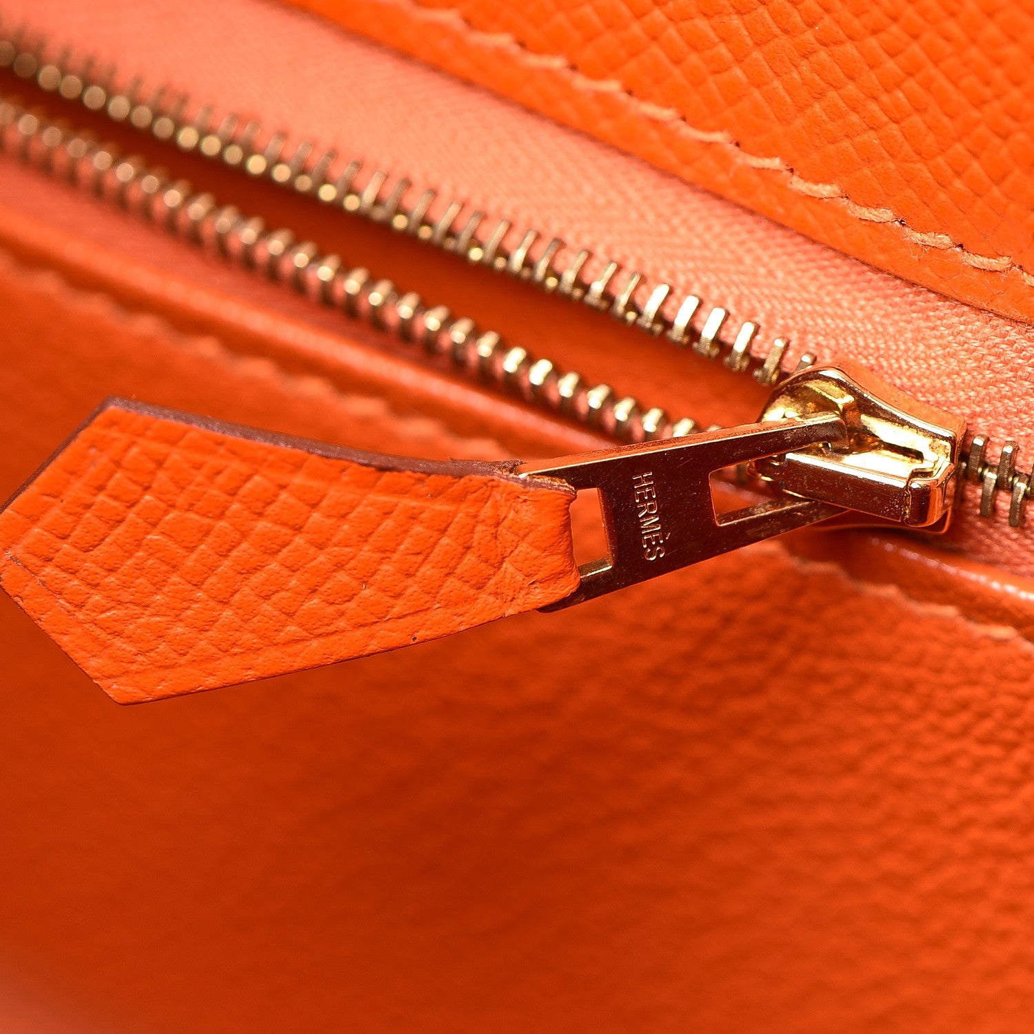 Hermes Epsom Kelly Sellier 35 Orange 19 of 37