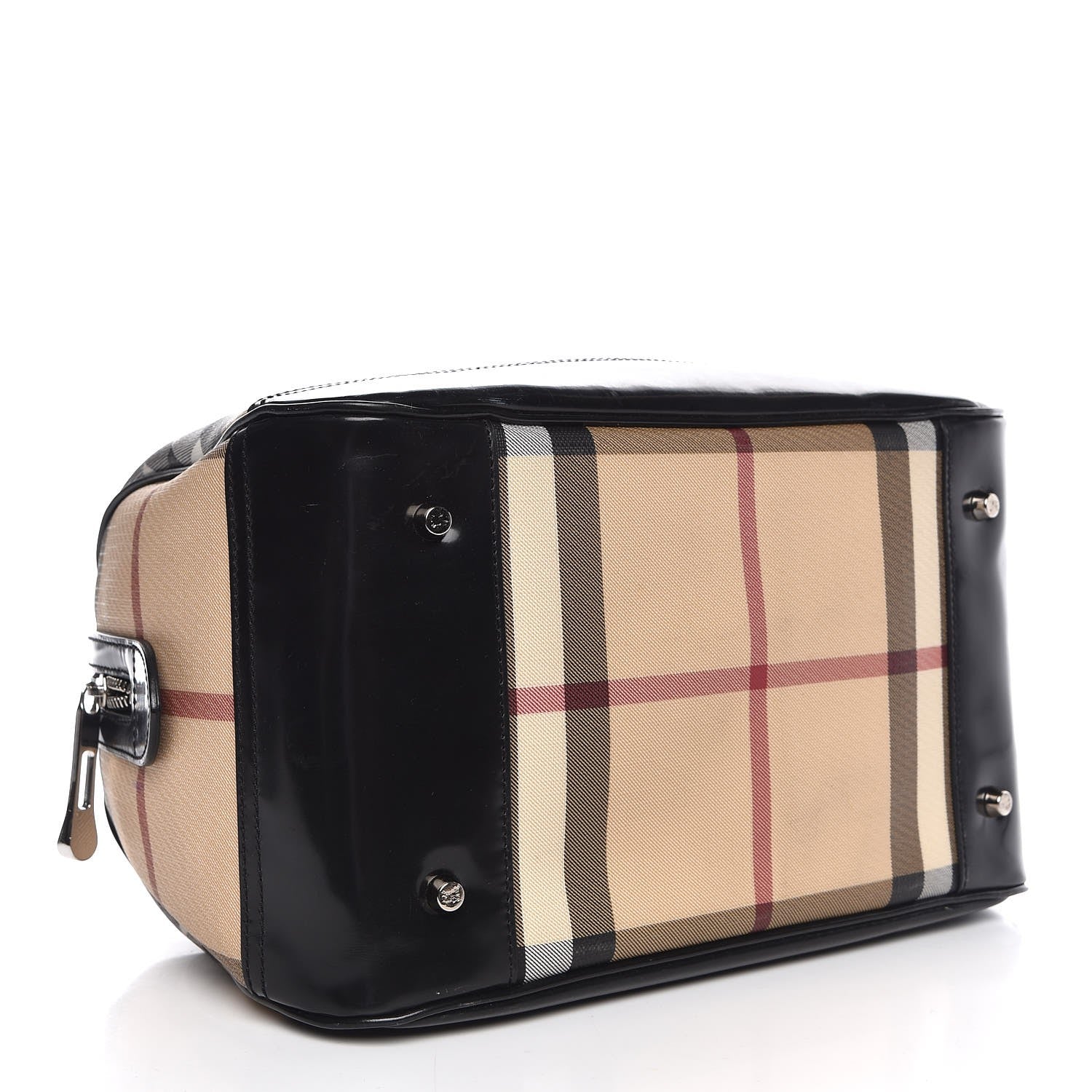 Burberry Nova Check Bowling Bag Black 4 of 13