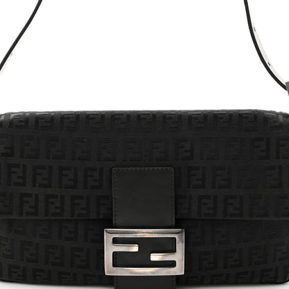 Fendi Zucchino Baguette Black 5 of 11