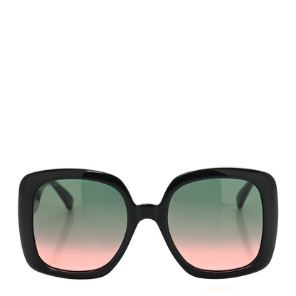 Gucci Acetate Square GG Web Sunglasses GG0713S Black 2 of 7