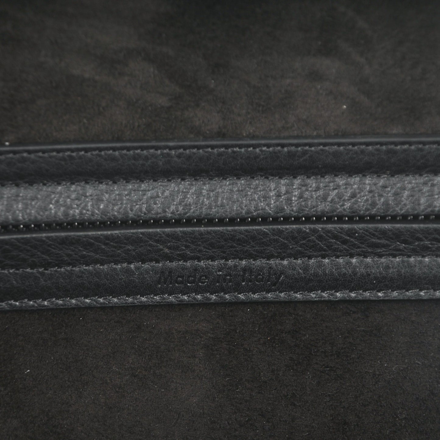 Supple Calfskin Medium Phantom Luggage Black
