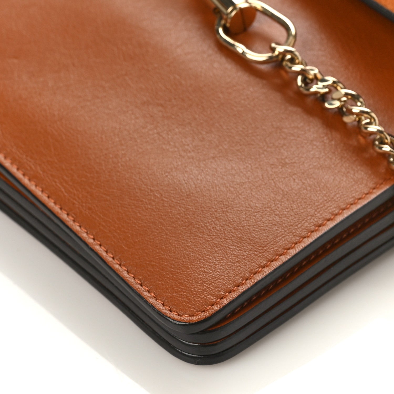 Chloe Suede Calfskin Medium Faye Shoulder Bag Caramel 8 of 9