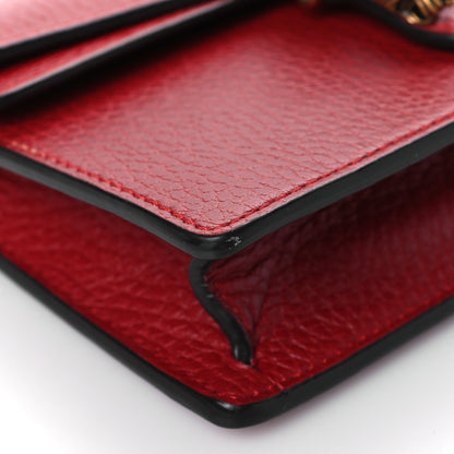 Gucci Calfskin Super Mini Dionysus Shoulder Bag Hibiscus Red 8 of 11