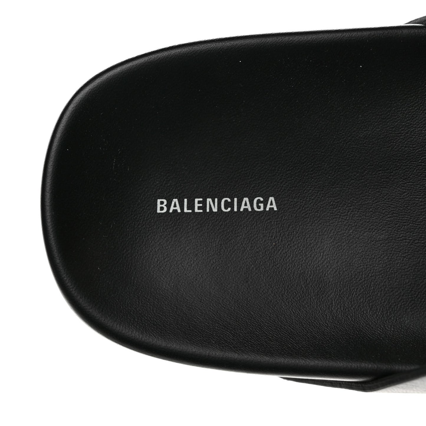 Smooth Nappa Mallorca Platform 50mm Slide Sandals 40 Black