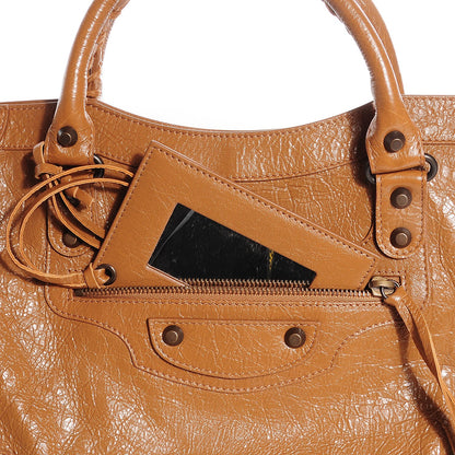 Balenciaga Agneau Classic Hardware City Marron Cannelle 11 of 15