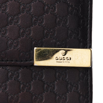Gucci Microguccissima Dice Continental Flap Wallet Brown 5 of 5