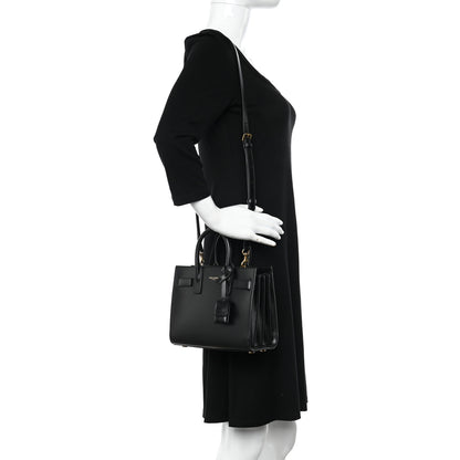 Saint Laurent Calfskin Nano Sac De Jour Black 2 of 10