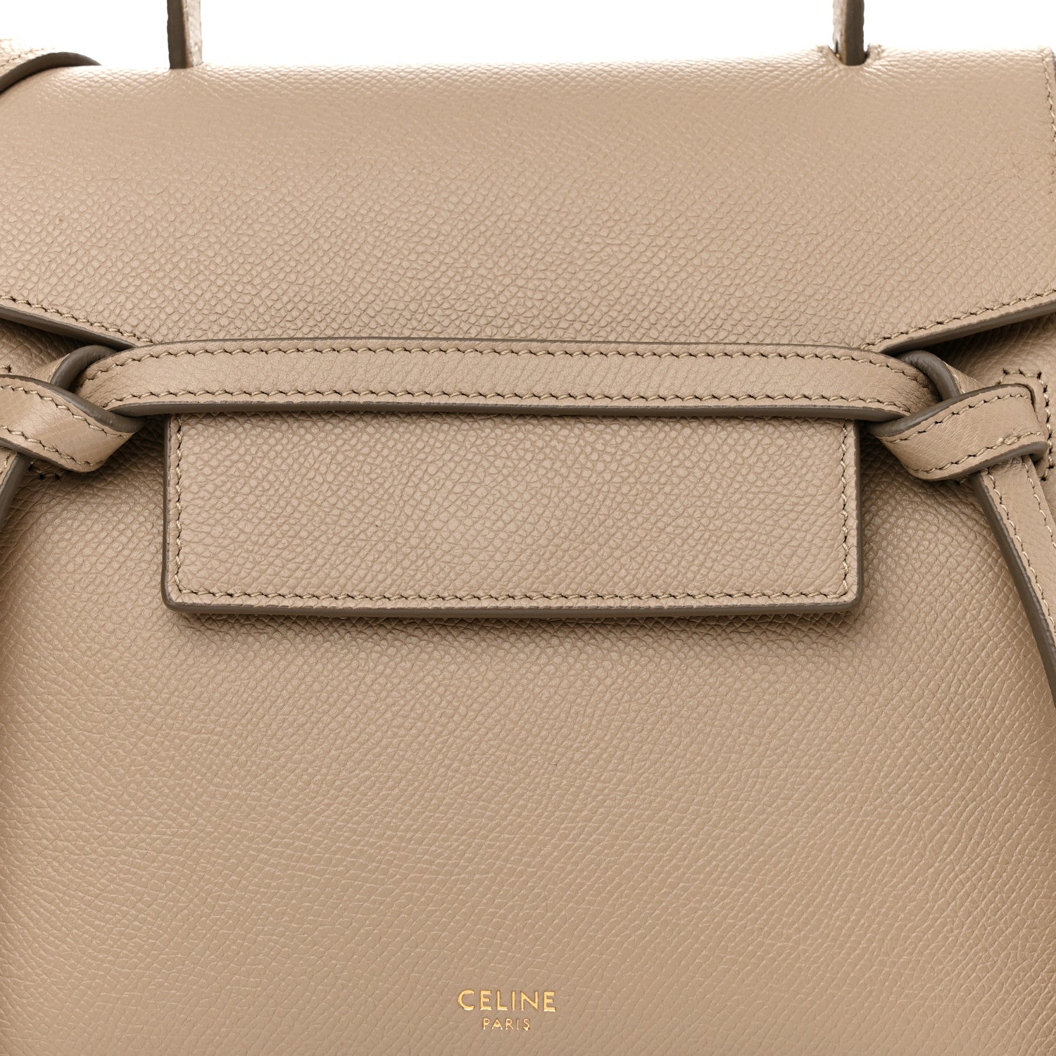 Celine Grained Calfskin Nano Belt Bag Light Taupe 9 of 11