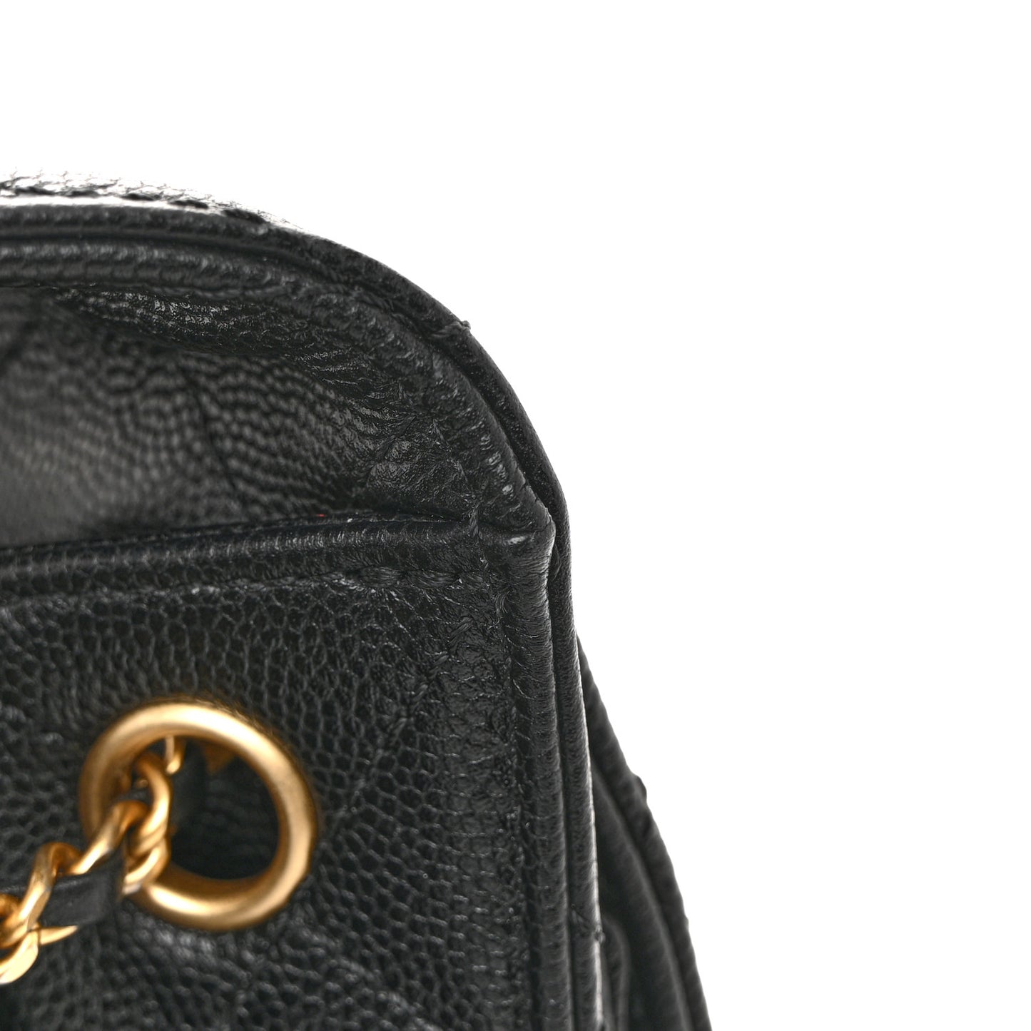 Caviar Quilted Small Chanel 25 Handbag Black