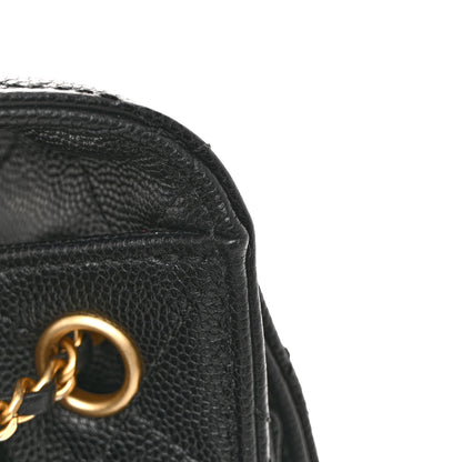 Chanel Caviar Quilted Small Chanel 25 Handbag Black 12 of 13