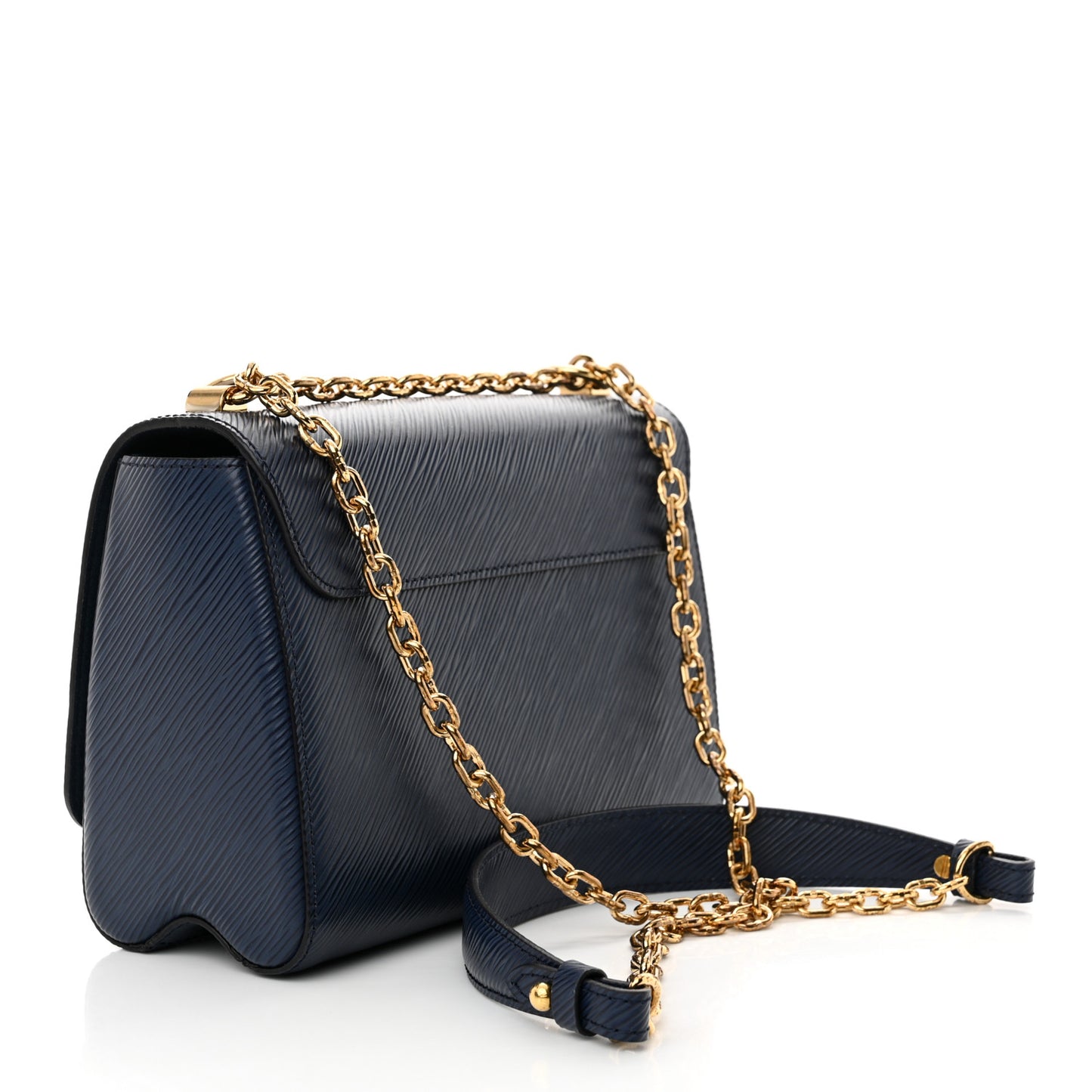Epi Twist Shoulder Bag MM Indigo