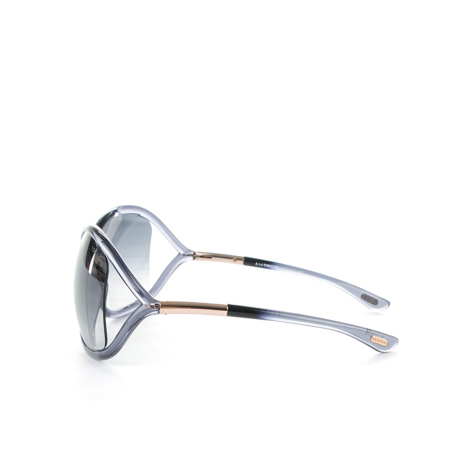 Tom Ford Acetate Whitney Crossover Sunglasses TF9 Dark Grey 2 of 6