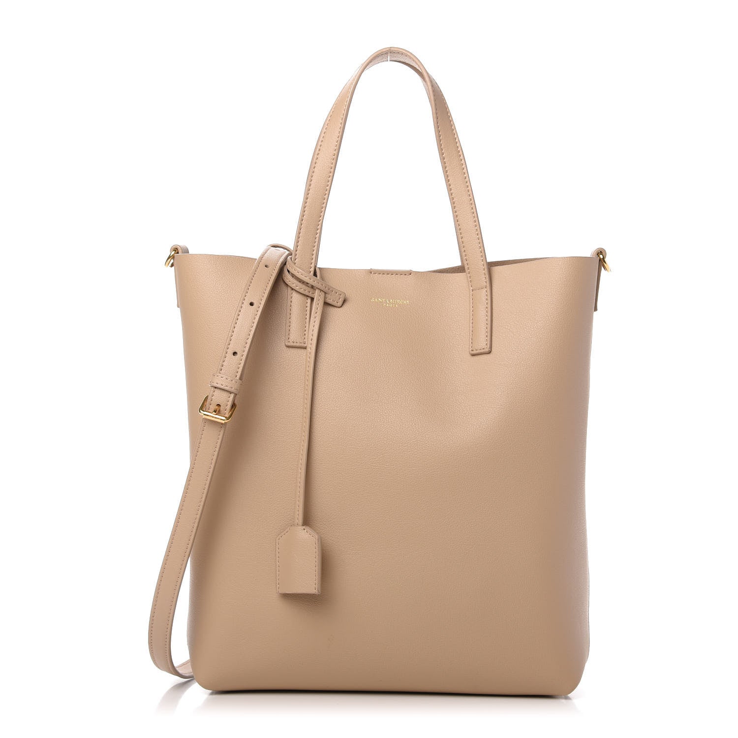 Saint Laurent Calfskin Toy Shopping Tote Nude Powder 1 of 10