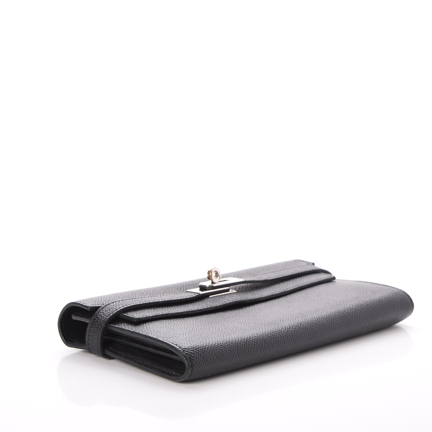 Hermes Epsom Kelly Longue Wallet Black 4 of 8