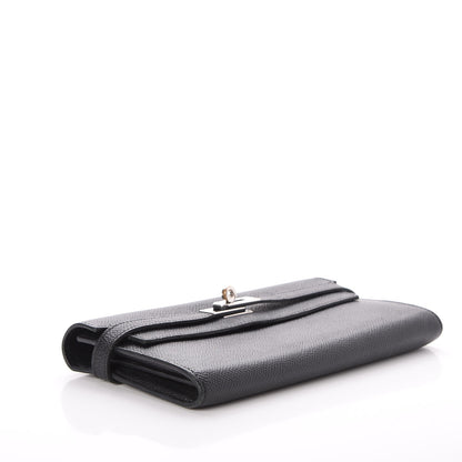 Hermes Epsom Kelly Longue Wallet Black 4 of 8
