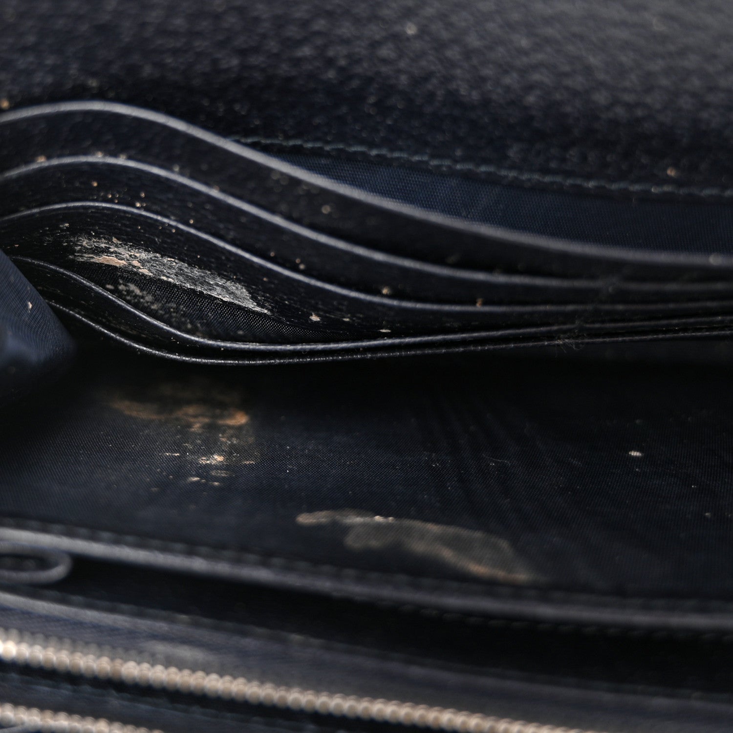 Gucci GG Supreme Monogram Textured Dollar Calfskin Mini Dionysus Chain Wallet Beige Blue 13 of 16