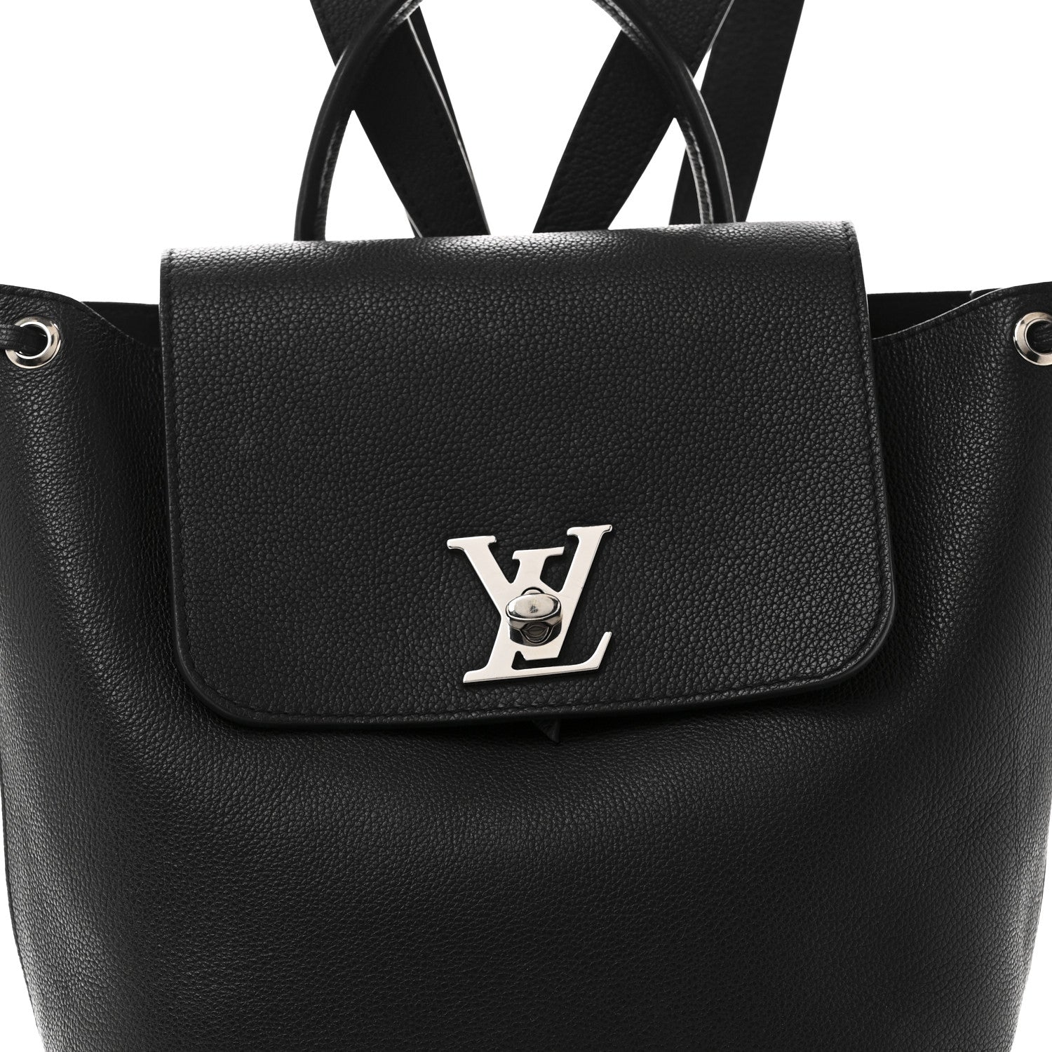 Louis Vuitton Calfskin Lockme Backpack Black 1859126 – FASHIONPHILE