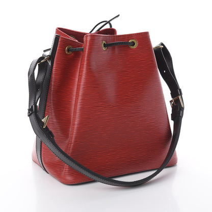 Louis Vuitton Epi Petit Noe Red Black 2 of 8