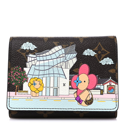 Louis Vuitton Monogram 2022 Christmas Animation Seoul Victorine Wallet Fuchsia Fuchsia 1 of 7