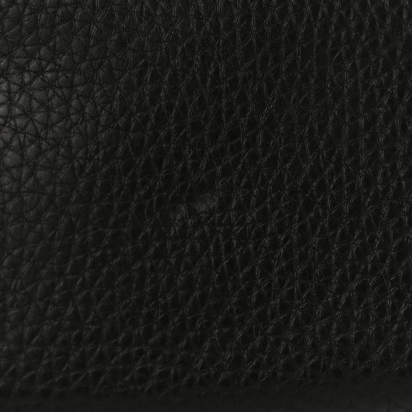 Calfskin Romano Selleria Tri-Fold Wallet Black